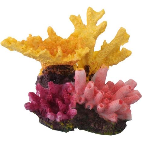 Récif corallien coloré durable pour décoration d'aquarium multi-fonction corail artificiel aménagement paysager décorations pratiques