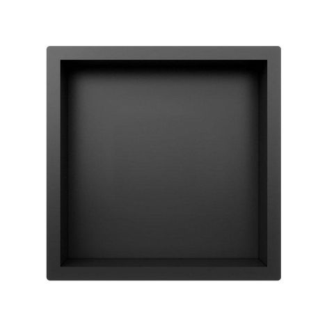 FugaFlow Arcas Niche encastrable - 30x30cm - Noir mat (1/5)