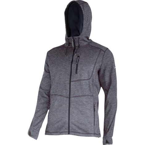 Sudadera con capucha Lahti Pro gris poliéster cómoda