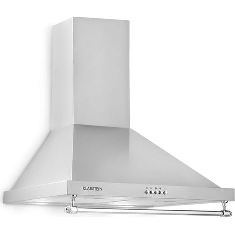 Klarstein – Hotte aspirante 60cm 610 m³/h 165 W – 3 vitesses d'extraction – Éclairage LED – Filtres à graisse amovibles (1/5)