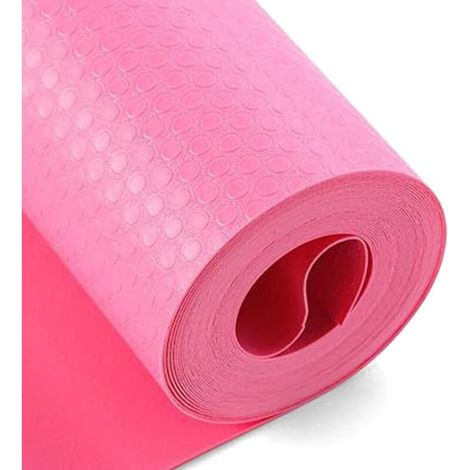 Drawer mat, non-slip, 30 x 500 cm, waterproof and oil-resistant, for kitchen cabinets, refrigerator, shelves, Pink (1/5)