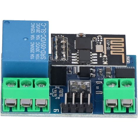Module relais WiFi, commande à distance par application mobile, pour système domotique intelligent 5V ESP8266 (1/5)