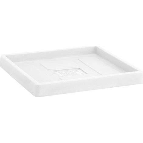 Sottovaso quadrato THEMIS cm. 40 BIANCO