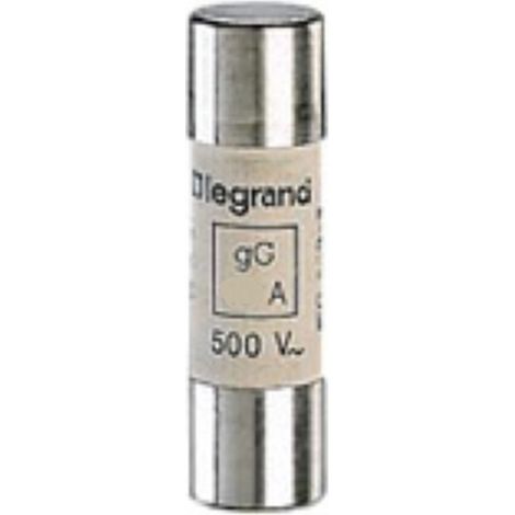 Cartouche industrielle cylindrique type gG 14x51mm avec percuteur 20A LEGRAND 014520 (1/2)