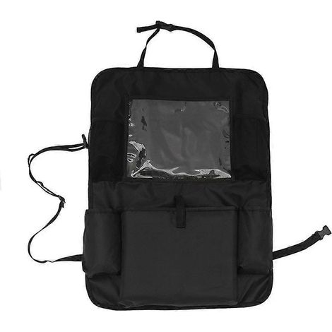Multifunktionale Auto-Rücksitz-Organizer-Reisetasche mit Netztaschen (Schwarz)-Black (1/3)