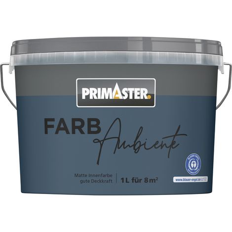 Primaster Farbambiente Wandfarbe matt pazifik 1 L Innen
