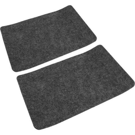 Tapis Résistant à la Chaleur - Lot de 2 - Feutre et Silicone - 45x30cm - Antiadhésif (1/4)