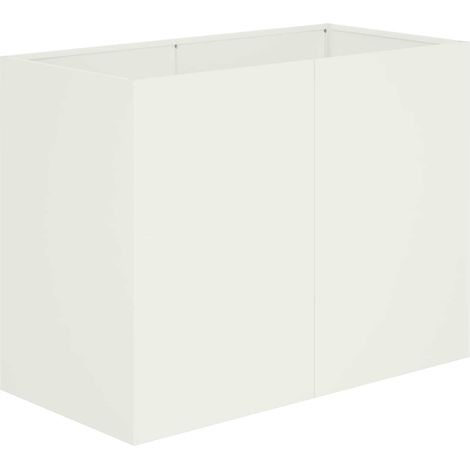 Macetero de Jardín Blanco 80 x 40 x 60 cm vidaXL