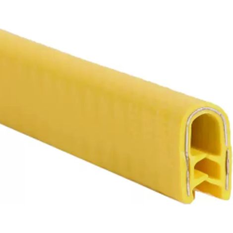 Profilé en caoutchouc avec profilé en U et clips métalliques pour bord (1/5)