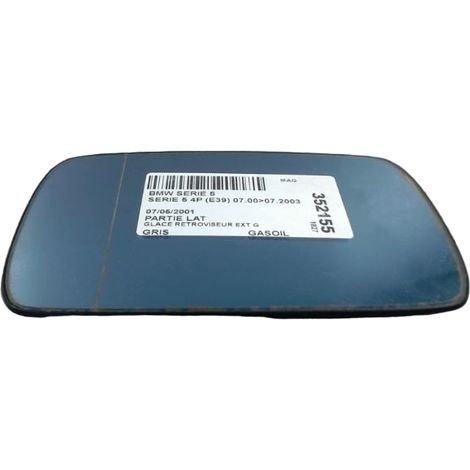 [PRODUIT D'OCCASION] Glace Retroviseur Exterieur G BMW Serie 5 (e39) 00-2003 ♻️ Ref Oe. 51168266493 - Garantie à vie