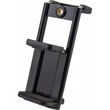 Support Pieds Antidérapants Noir et Rotation Réglable en ABS pour Console et Fenêtre Voiture pour Téléphone Portable et Tablette (1/5)