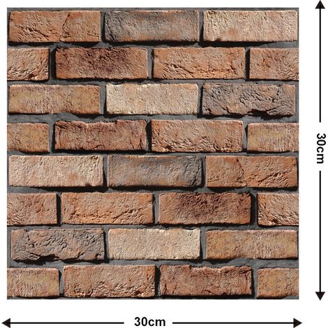 5 Pièces Autocollants muraux 3D autocollants pour chambre à coucher - Papier peint mousse décoratif pour fond de mur (1/2)