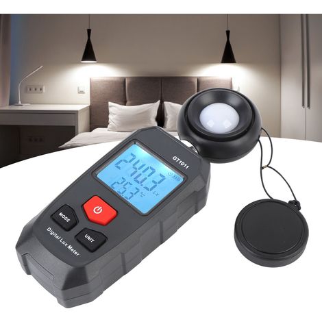 Photomètre portable GT1011 à affichage numérique haute précision de l'éclairement lumineux, avec unités commutables LUX/FC. (1/5)