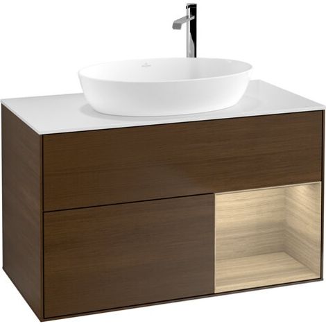 Villeroy & Boch G901PCGN Meuble sous lavabo Finion G90 (1/2)