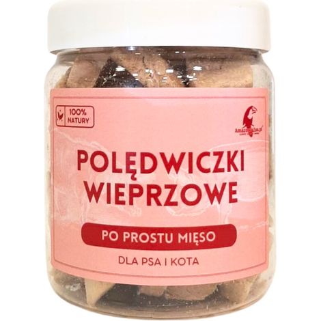 Filet de porc lyophilisé 80 g/200 g pour chiens et chats la partie la plus maigre du porc allergie DÉLICAT SAIN 200 g Filet de porc lyophilisé
