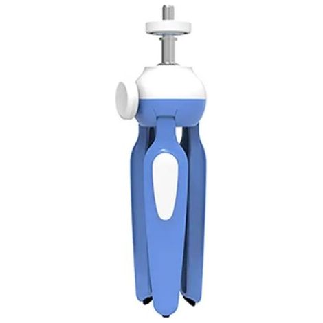 Mini trépied coloré pour projecteur, mini support à clipser pour caméra, flexible (bleu) (1/2)
