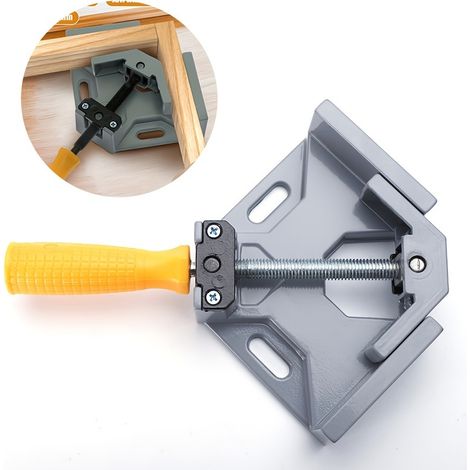 Serre-joint d'angle réglable en alliage d'aluminium – Serre-joint à angle droit (90°), outil de menuiserie (1/5)