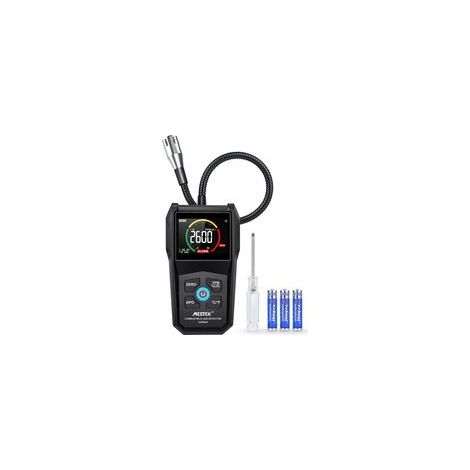 Rilevatore di gas, rilevatore di perdite per carbone naturale, metano, propano, butano, GPL, GNL, portatile, allarme acustico, LED digitale per città, camper, casa, cucina, mobile, garage - Crezuo