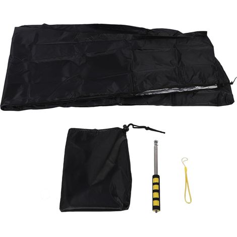 Housse de parasol de terrasse, tissu Oxford, imperméable, résistante à la lumière, pour l'extérieur, housse de parasol décalée, housse de parasol cantilever (40 x 81 x 50 cm),Parent (1/5)