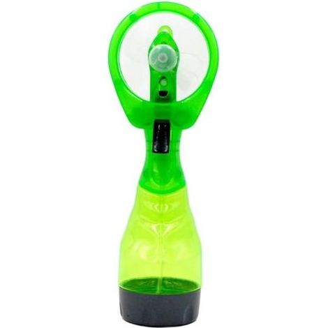 Ventilateur portable léger avec réservoir d'eau et diffusion continue de brume pour la plage, le pique-nique ou l'exercice en extérieur (Vert) (1/2)