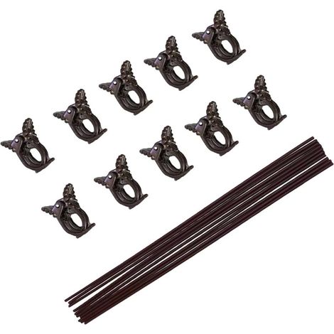 20pièces Clips De Fixation pour Plantes Grimpantes Pinces De Jardinage Serre-Plantes Kit De Clips De Fixation pour Jardin (1/5)