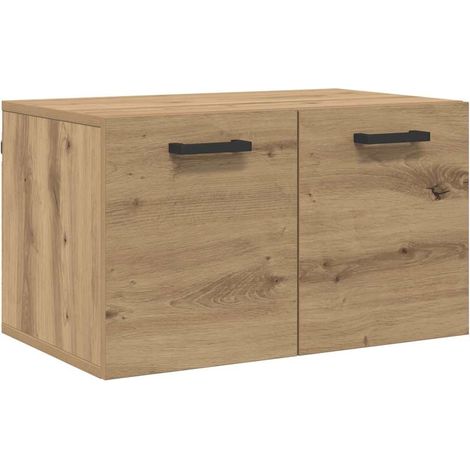 Maison Exclusive - Mobiletto a muro Rovere artigianale 60 x 36,5 x 35 cm