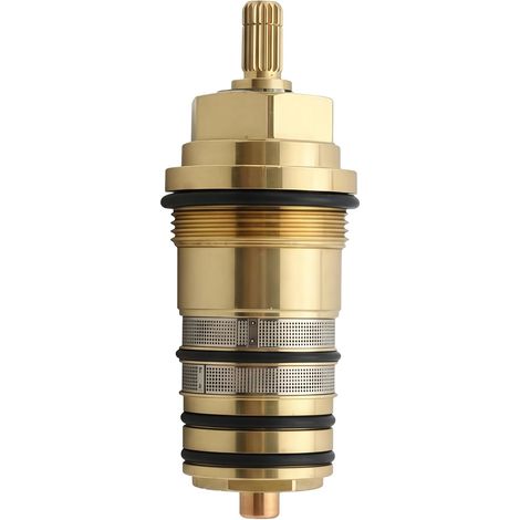 Cartouche Thermostatique de Douche Valve Mitigeur en Laiton pour 94282000 Réglage Précis de Température avec Débit d'Eau Constant pour Thermostat de Douche Robinetterie (1/5)