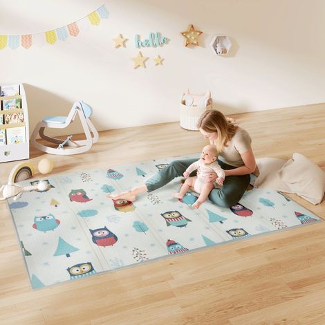 Tapis de jeu pour bébé,motif animal,mousse,rembourrage de 1,5 cm d’épaisseur,antidérapant-Chi (1/5)