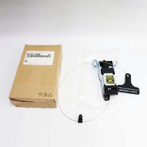 La référence 957202J000 s'applique au câble de déverrouillage du couvercle d'air de la porte du réservoir de carburant des Sorento 2011-2015. (1/4)