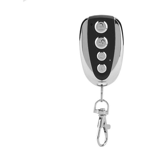 Télécommande Copiable Universelle 433MHz pour Porte Garage et Alarmes Domestiques: ABS Noir 5.3cm (1/5)