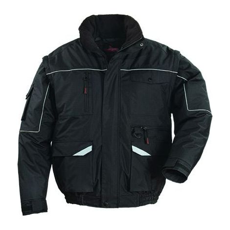 Giubbotto caldo da lavoro professionale RIPSTOP 2 in 1 - Nero M - 42/44