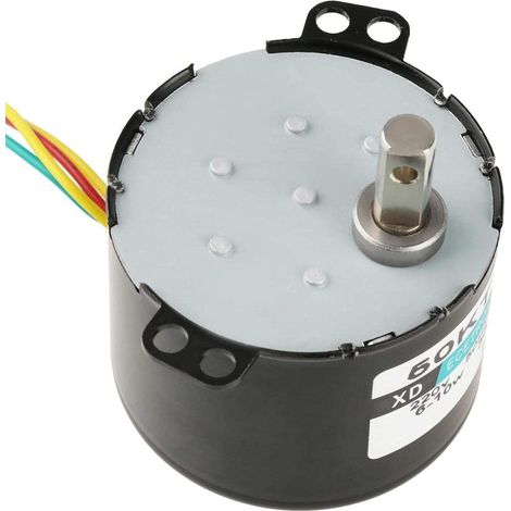 XD-50KTYZ AC 220V 6-10W Moteur Synchrone à Aimants Permanents Moteur Electrique à Couple Elevé à Faible Vitesse (50r/min) (1/5)