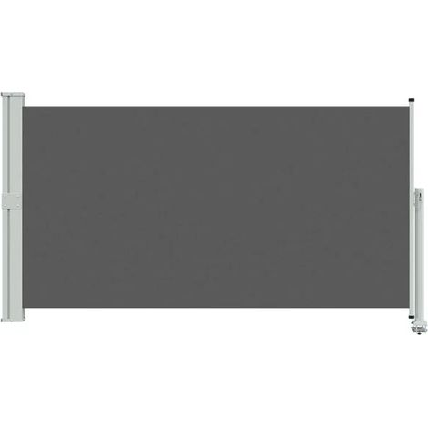 Auvent latéral, 100 % polyester, structure en acier (1/5)