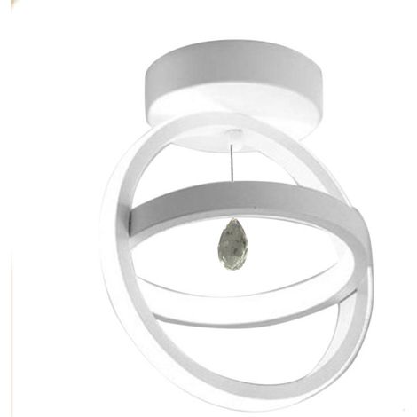 Lampadario led moderno 22 watt forma cerchio plafoniera con pendente lampada da soffitto luce naturale 4000k (1/3)