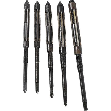 Jeu d'alésoirs réglables à main en acier rapide HSS de 6 mm à 9,25 mm pour le travail du métal (1/4)