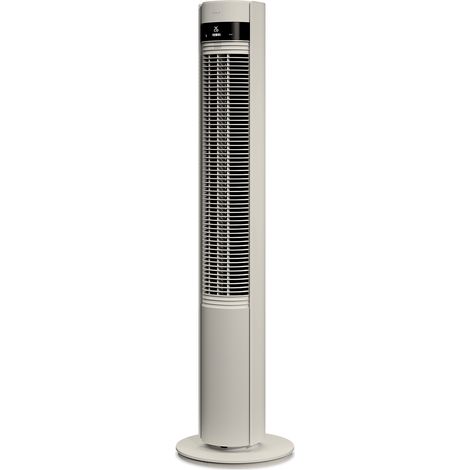 Duux Elevate – Ventilateur Colonne Silencieux avec Ioniseur – 26 Vitesses & Mode Nuit Intelligent – Greige