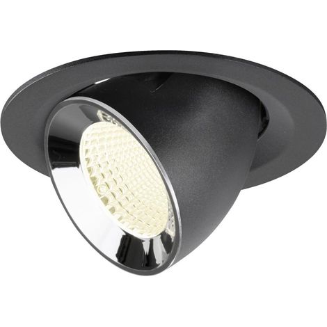 Spot encastré Numinos Gimble M noir/chrome 4000K - 40 deg - 1009582