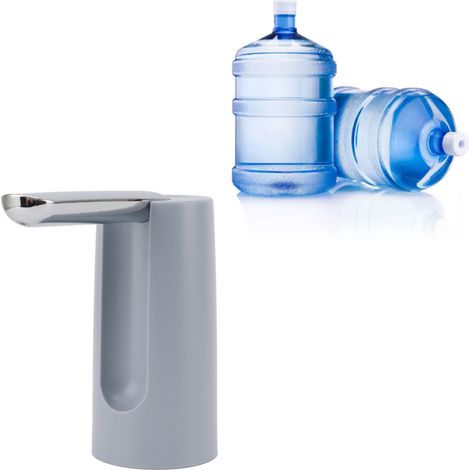 Faltbare Wasserpumpe für Haushaltswasserflaschen, automatisches Ansaug- und Abgabegerät für Mineralwasserflaschen, automatischer elektrischer Wasserspender für Zuhause, hellblau. (1/5)