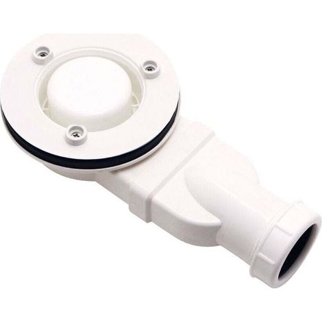 Pour receveur de douche bac à douche extra-plat mod. Salle de douche en plastique anti-odeur ABS vasque plat drain accessoires. blanc (1/4)