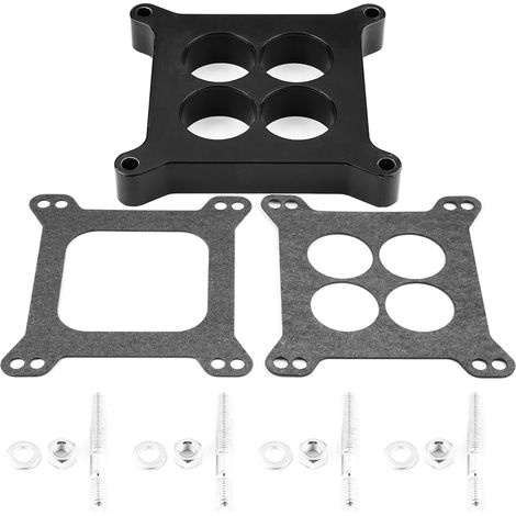 Entretoise de carburateur en phénolique à orifices de 1 pouce, 4 corps, SBC, BBC, BB compatible avec les modèles Holley SB Chevrolet (1/5)