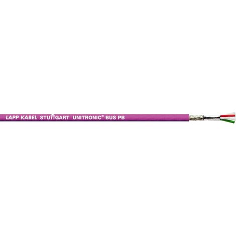 10 Meter Lapp 2170220 Unitronic BUS PB Busleitung 1x2x0,64 mm² geschirmt I PROFIBUS DP I Datenkabel I Buskabel I Bus Kabel I Datenleitung violett