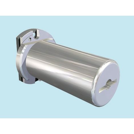 Cilindro a pompa cromato con tre chiavi 20cr - Misure: Ø mm 27X50 (20CR50/3) (1/3)