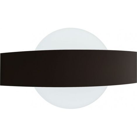 FAB 171162109  Aplique Barredor De Pared Circ.8w 4000k Arco Negro  630 Lm Ip20 13x24x5 Cm (1/3)
