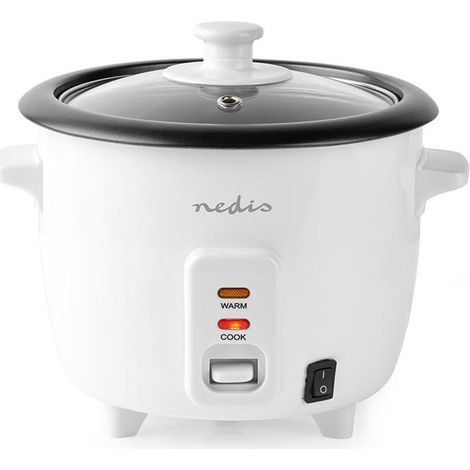 Nedis KARC06WT olla arrocera blanca 0,6 litros 300 W