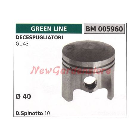 Pistone decespugliatore GL 43  Ø 40mm GREENLINE 005960