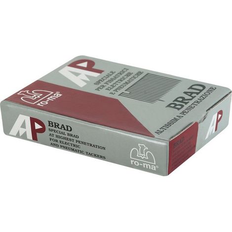 7000PZ CHIODINI PER FISSATRICI IN SCATOLA Mod. AP19 mm. 19