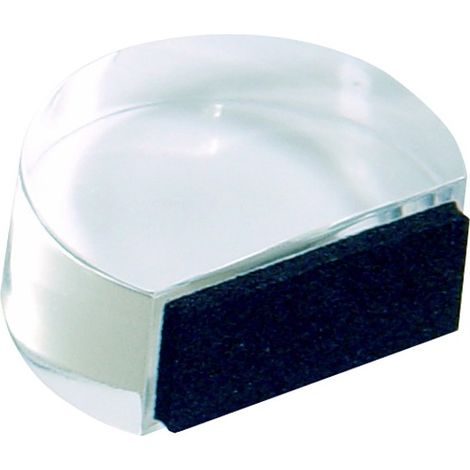 BUTOIR DE PORTE ADHÉSIF MÉTACR PLAT