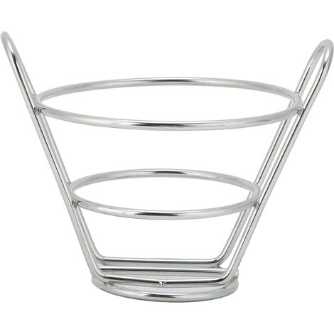 Mini panier à aliments en acier inoxydable 304 pour la cuisine, idéal pour les frites, les desserts et le pain. (1/5)