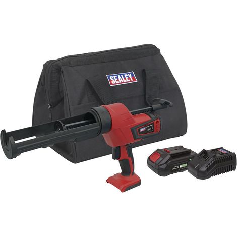 Sealey CP20VCGKIT1 SV20 Series 310ml Cordless Caulking Gun Kit 20V 2Ah