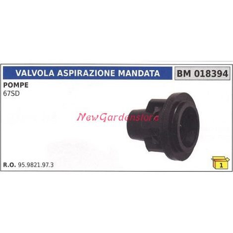 UNIVERSAL-Saugdruckventil für Bertolini-Pumpe 67SD 018394